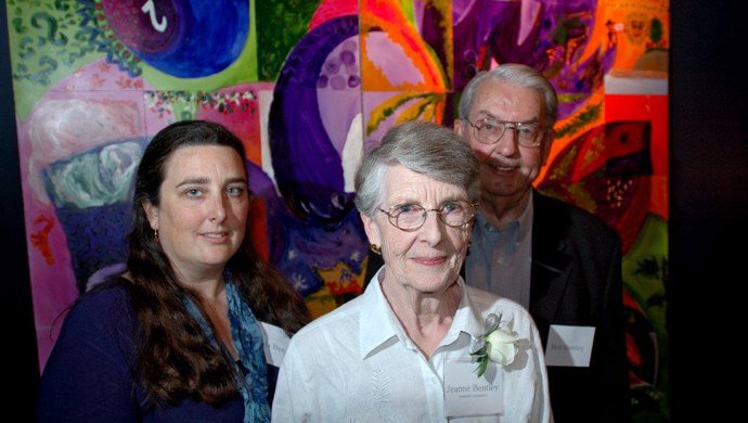 Jeanne Bentley, husband Bob and daughter Pam