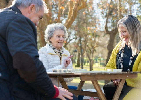 4_Three Calgary seniors with dementia playing a game