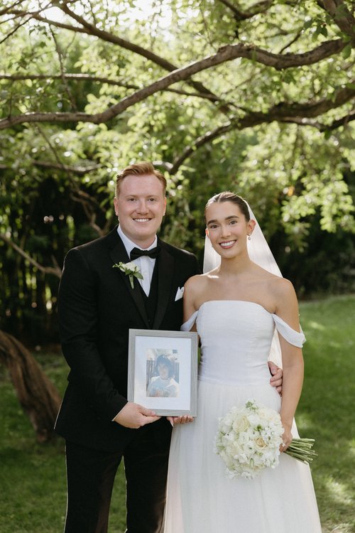 Emma Demers and husband