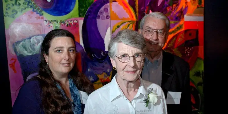 Jeanne Bentley, husband Bob and daughter Pam