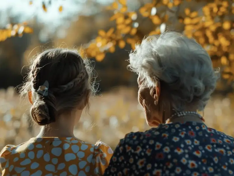 Two Women Talking About Alzheimers