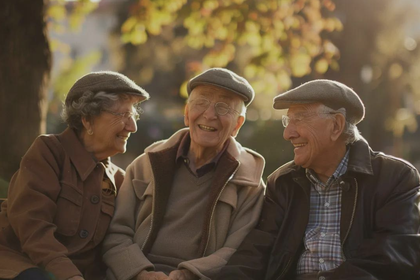 A Group of Friends Talking With Positive Body Language