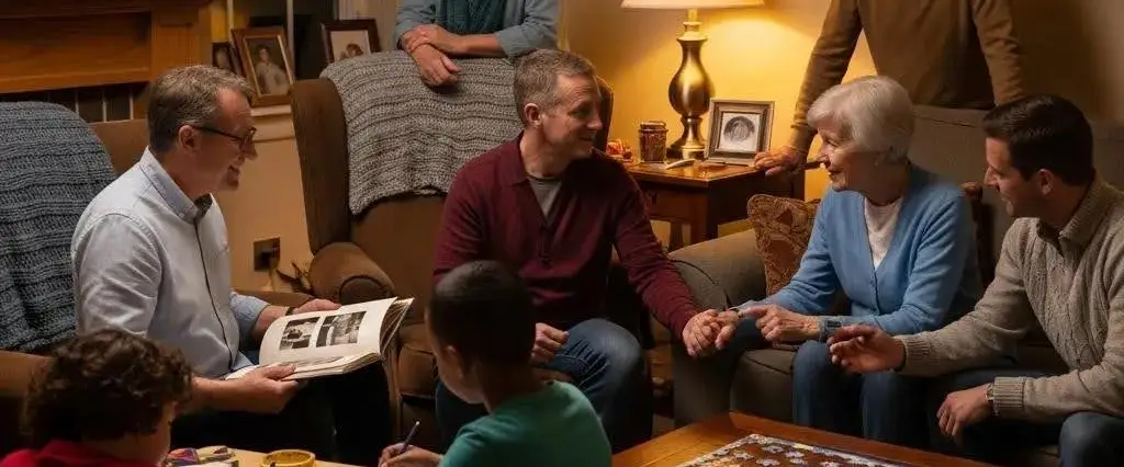 family enjoying time together