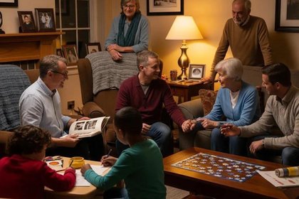 family enjoying time together